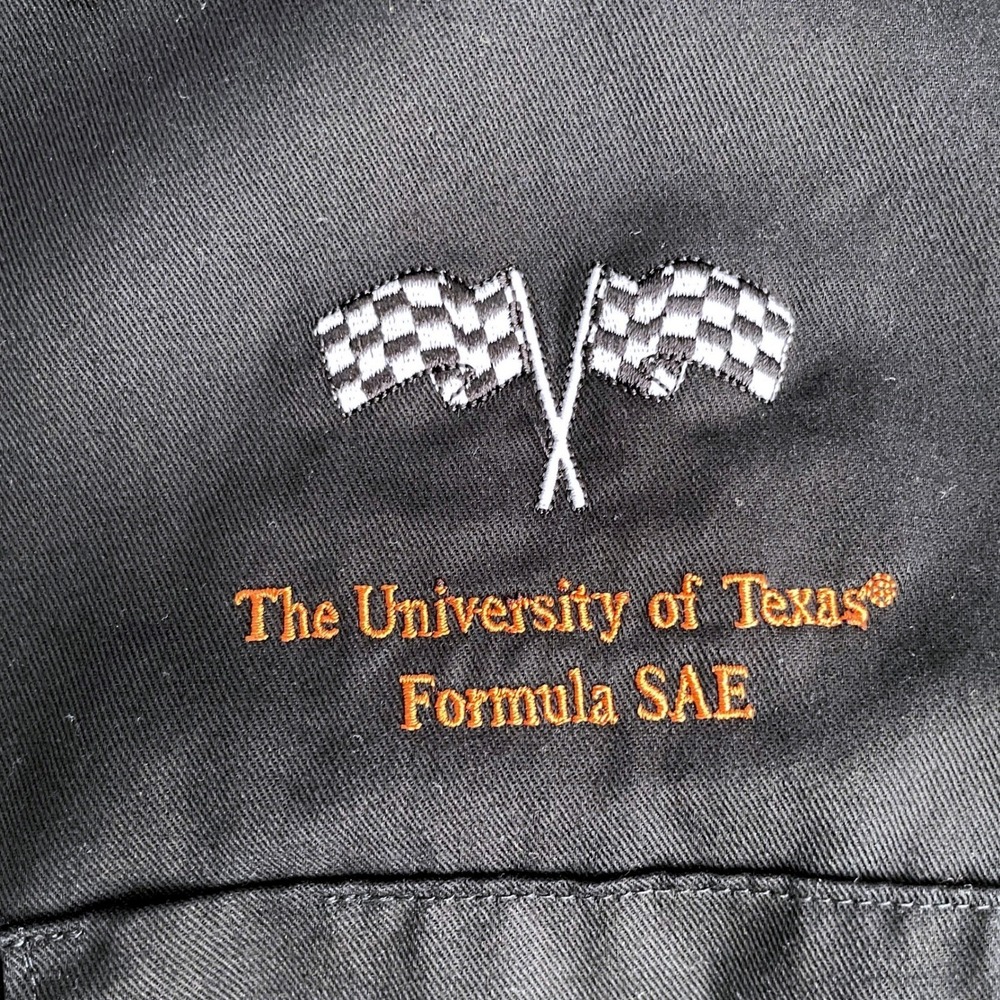 Dickies Poly Cotton Mens 2XL UT Longhorn Racing Formula SAE Work Shirt